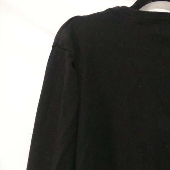 OLD NAVY | XXL | Solid Black Long Sleeve Crewneck Cotton Sweater - Picture 9 of 14